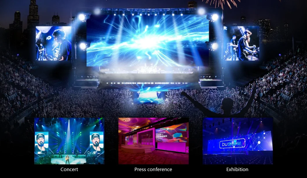 Full Color High Brightness Fixed Front Indoor & Outdoor Customized Creative LED Displays