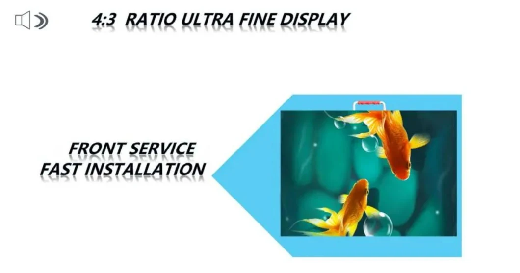 Fine Pitch Indoor P1.9 Ultra Thin Super Light Weight Front Maintenance High Brightness LED Screen Display Billboard Panels