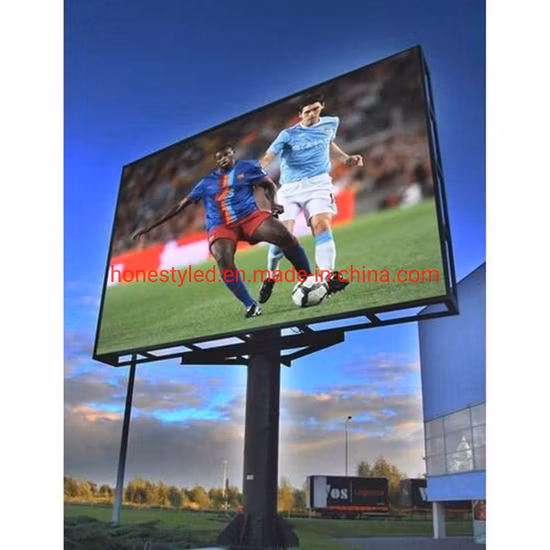 Bester Preis LED-Anzeigetafel für den Außenbereich, 960 x 960 mm, Druckguss-Aluminium, P10, vollfarbig, IP67, LED-Videowand, Werbung, LED-Anzeige