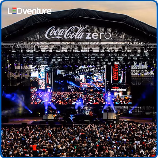 HD-Vollfarb-LED-Bildschirm für den Innen- und Außenbereich für Werbung, Mietfenster, LED-Anzeige, Front-Service, Back-Service, flexibles Eckdesign zum Fabrikpreis